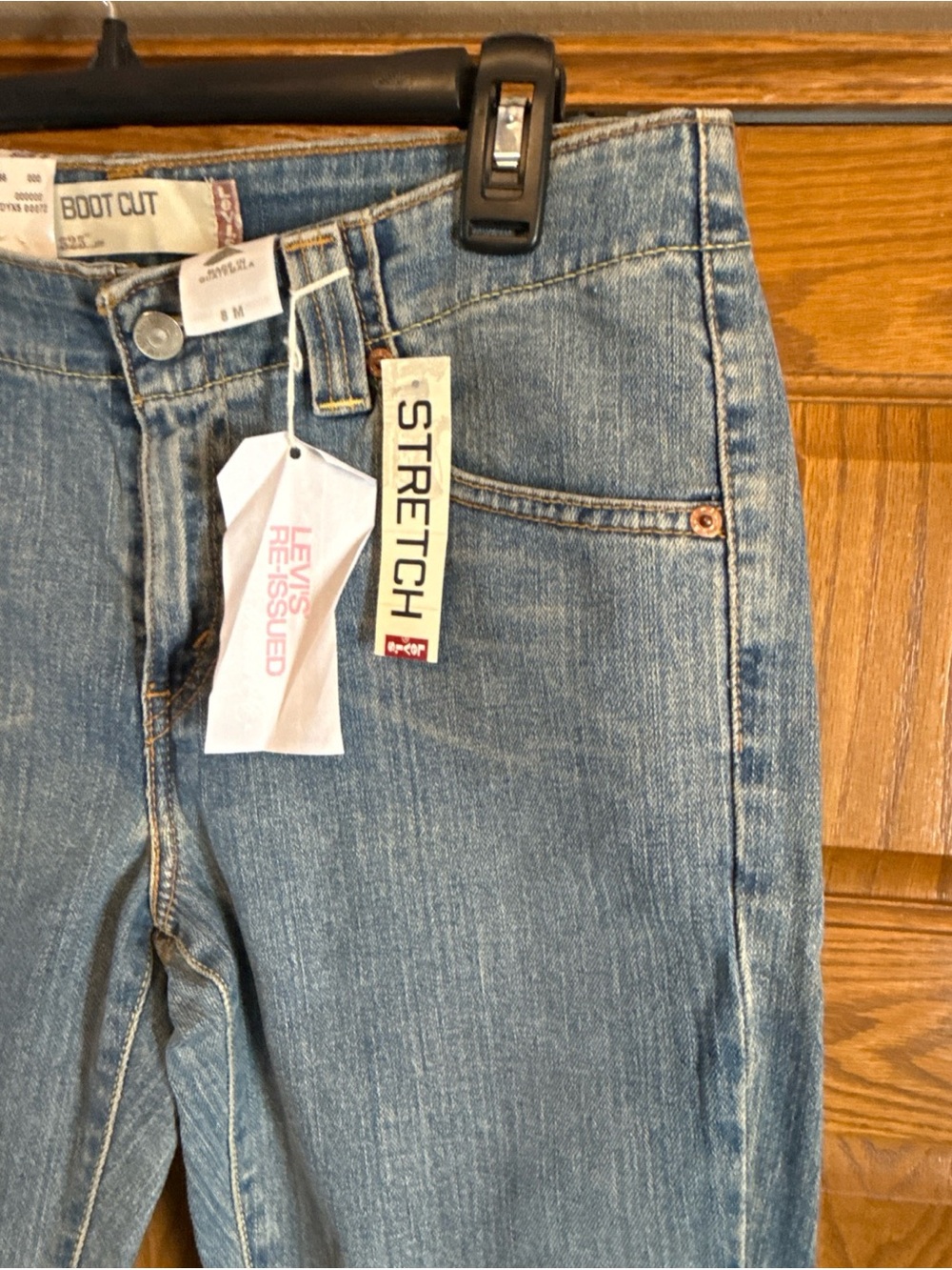 Levi's Light Blue Bootcut Stretch Jeans - Picture 5 of 10